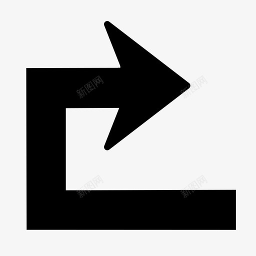 向前箭头旋转返回图标svg_新图网 https://ixintu.com 东方 向前箭头 向后 向西 指向 方向 旋转 箭头 返回 面向