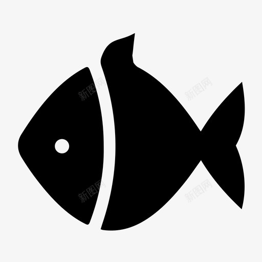 鱼球中心图标svg_新图网 https://ixintu.com 中心 海洋 球 肉 营养 运动 锻炼 食物 鱼