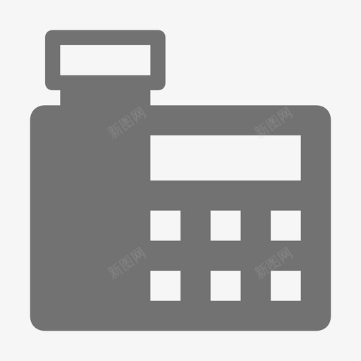 收银机市场和经济材料标图标svg_新图网 https://ixintu.com 市场和经济材料设计图标 收银机