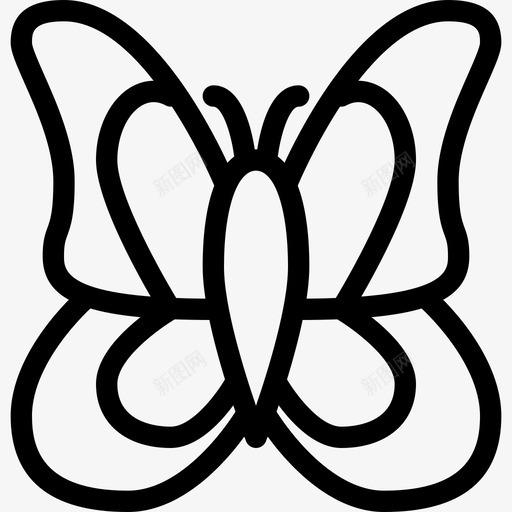 蝴蝶变形昆虫图标svg_新图网 https://ixintu.com 传单 动物 动物线图标 变形 昆虫 漂浮物 神创造 蝴蝶 飞行