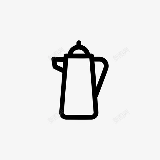 水壶茶具蒸汽图标svg_新图网 https://ixintu.com 壶 水壶 热咖啡 茶具 茶壶 蒸汽 野营