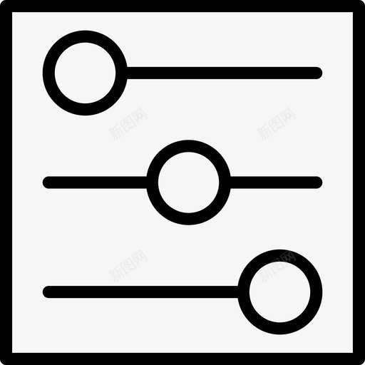 控件按钮选项图标svg_新图网 https://ixintu.com smashicons要素轮廓 修改 开关 按钮 控件 滑块 编辑 设置 选项 首选项