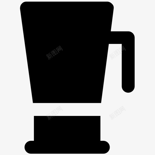 搅拌机壶酒店和餐厅大胆的固体图标svg_新图网 https://ixintu.com 搅拌机壶 酒店和餐厅大胆的固体图标