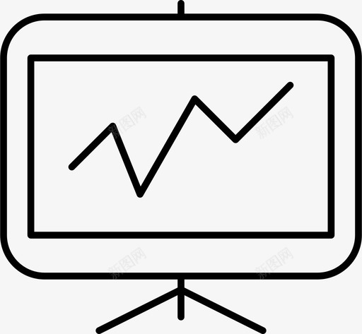 折线图磁带统计数据图标svg_新图网 https://ixintu.com 国家符号 图形 图标中等边缘的线条 图表 天空 宇宙 投影仪 折线图 活动挂图 演示文稿 磁带 统计数据