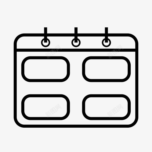 日历计划行动计划图标svg_新图网 https://ixintu.com 图表 日历 日期 日程安排 日记 沟通 活页夹 行动计划 行程 计划