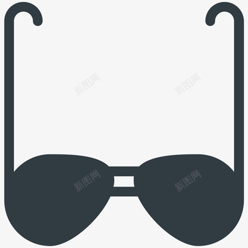 眼镜时尚和服装酷标图标svg_新图网 https://ixintu.com 时尚和服装酷矢量图标 眼镜