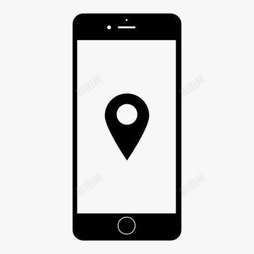 智能手机定位精确定位定位智能手机图标svg_新图网 https://ixintu.com iphone6 位置 地理位置 定位手机 定位智能手机 智能手机定位 激活 精确定位 设备