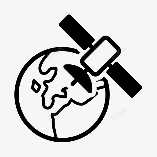 卫星太空自然卫星图标svg_新图网 https://ixintu.com 今天 全球定位系统 卫星 印记 地球 天体粒子 太空 星历 自然卫星 通讯