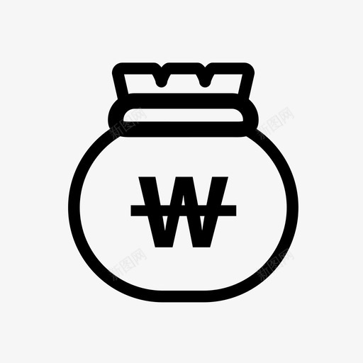 赢包贸易商店图标svg_新图网 https://ixintu.com Monarary 商店 支付 现金 货币 贸易 赢包 钱 银行