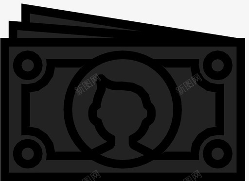 现金纸币地段图标svg_新图网 https://ixintu.com 价值更高 商业 地段 存款 现金 纸币 经济体 美元 银行