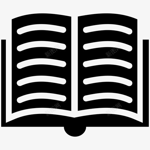 书籍卷出版物图标svg_新图网 https://ixintu.com 书籍 写作 出版物 卷 小说 开本 手册 指南 教育酷矢量图标 文学 百科全书