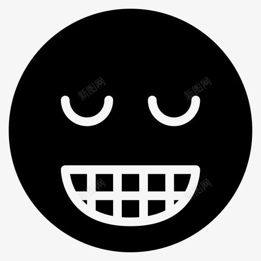 微笑刺激脸图标svg_新图网 https://ixintu.com 刺激 化身 咬 微笑 情绪 愤怒 抚平情绪 瞄准 脸 邪恶