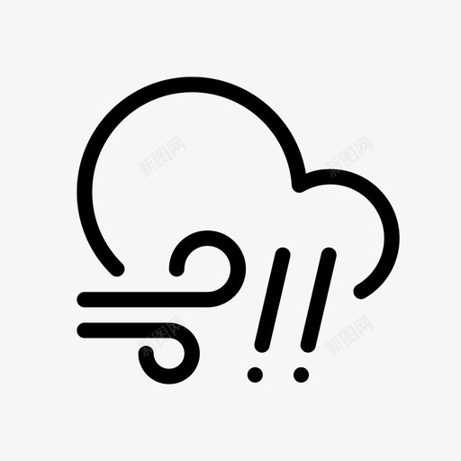 冰雹风耶天气图标svg_新图网 https://ixintu.com 一 不 云 冰雹风 地理信息 天气 平滑天气 耶 雨 预报 风暴