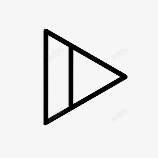 三角形箭头尖三边图标svg_新图网 https://ixintu.com 三角 三角形 三边 多边形 形状 无正方形 现代 箭头尖 金字塔