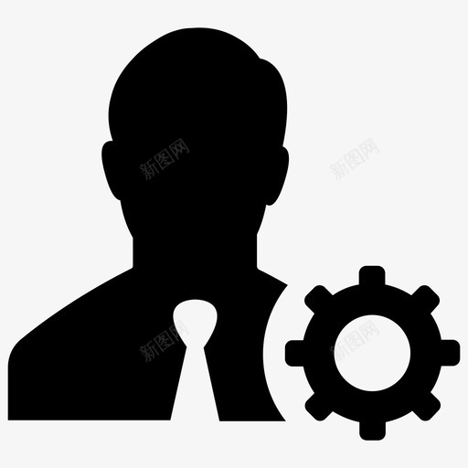 支持总体经理图标svg_新图网 https://ixintu.com 伦斯 分析 商业搜索引擎优化第五卷 商人 总体 支持 电子商务 研究 管理 经理 齿轮