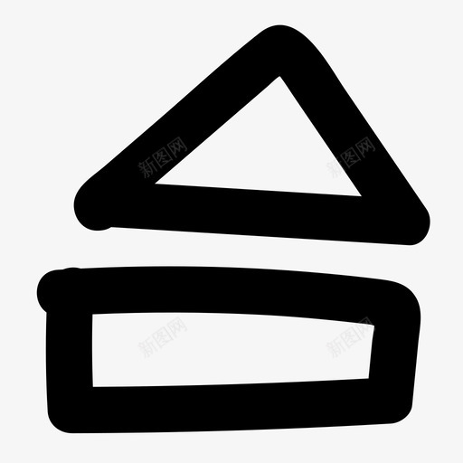 弹出播放器否图标svg_新图网 https://ixintu.com 保持 否 已售 弹出 手绘 手绘一般图标 播放器 甲板 粗体 绘图 金色