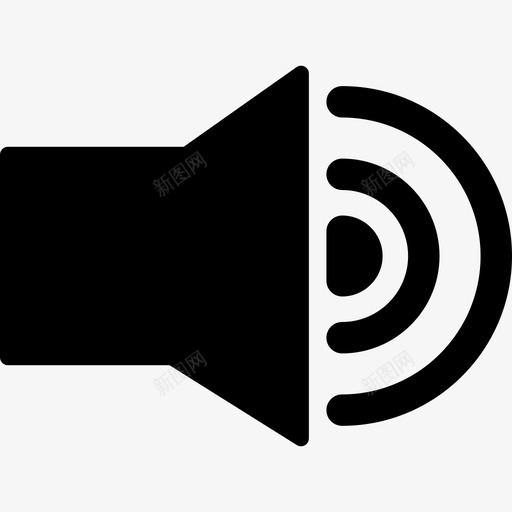 音量增大符号界面要素图标svg_新图网 https://ixintu.com 界面 要素 音量增大符号
