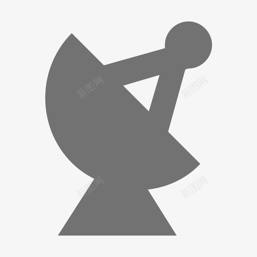 卫星天线网络技术材料标图标svg_新图网 https://ixintu.com 卫星天线 网络技术材料设计图标