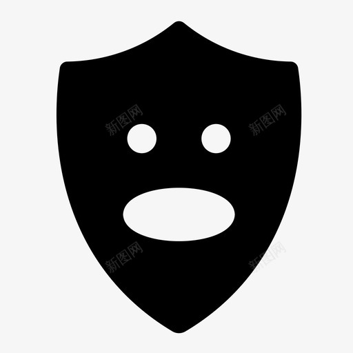 惊讶的盾牌女人安全图标svg_新图网 https://ixintu.com 保卫 保护 保护盾牌 女人 安全 快乐 悲伤 惊讶的盾牌