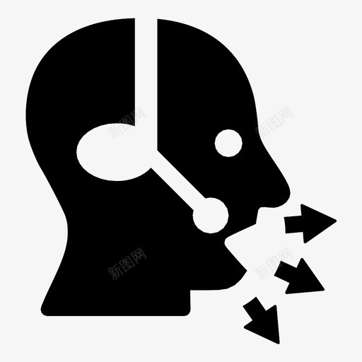 运营商信息问题新闻图标svg_新图网 https://ixintu.com 代理 呼叫中心 回答 录音 意见 收听 新闻 菜单 询问 运营商信息 问题