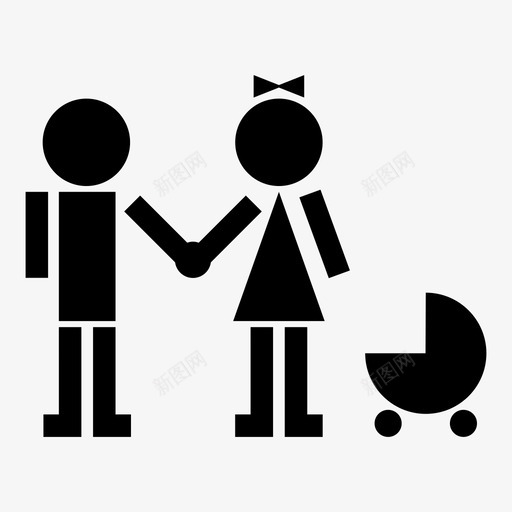 夫妻带宝宝情侣带宝宝宝贝图标svg_新图网 https://ixintu.com 夫妻带宝宝 孩子 宝贝 家人 幸福 情人节 情侣带宝宝 手牵手 照顾者 爱 爱情象形图