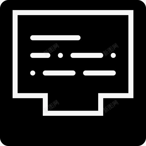 行选框电报语音图标svg_新图网 https://ixintu.com 对话实心 摩尔斯电码 收件箱 文本 消息 电子邮件 电报 行选框 语音 通信 通知 邮件