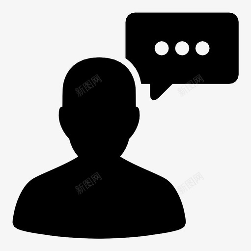 用户消息文本语音图标svg_新图网 https://ixintu.com 人 博客 回复 文本 用户消息 等待 评论 语音 通信