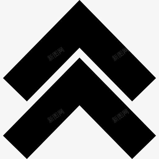 双箭头向上指向增加图标svg_新图网 https://ixintu.com 双箭头向上 增加 干燥 指向 指针 方向 沿 滴下 箭头1字形 蛋糕