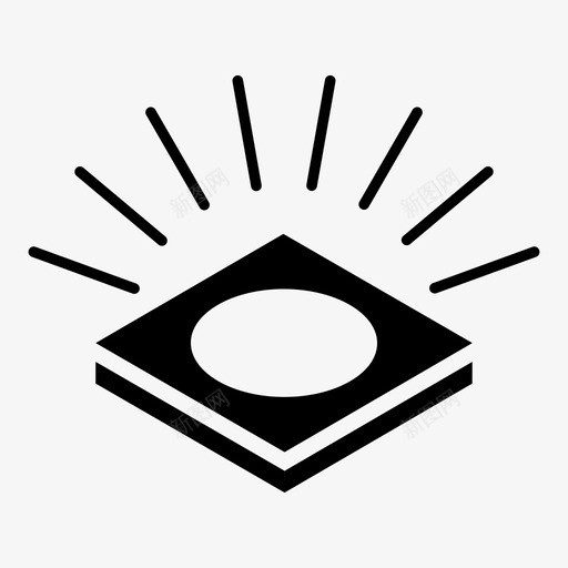 led发光二极管灯泡图标svg_新图网 https://ixintu.com led 单极 发光 发光二极管 灯泡 电子 直流电 紧凑 节能