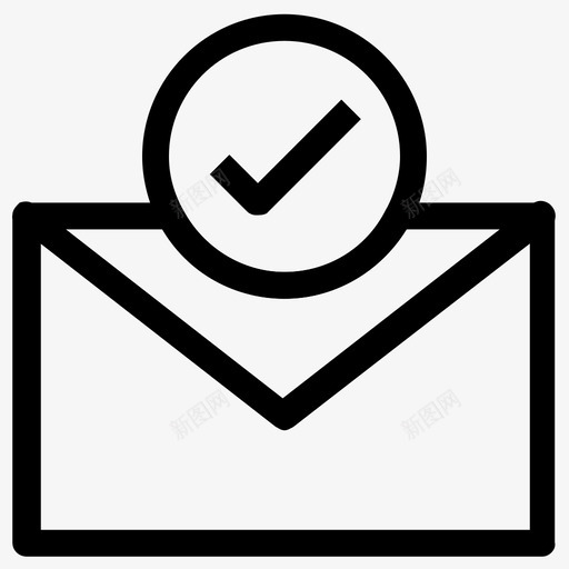 已发送电子邮件ui行图标svg_新图网 https://ixintu.com ui行图标 已发送电子邮件