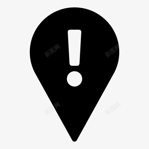 感叹号警告惊喜图标svg_新图网 https://ixintu.com 地图标记 情感 惊喜 感叹号 标点符号 标记 表情 警告 警告标记 键盘