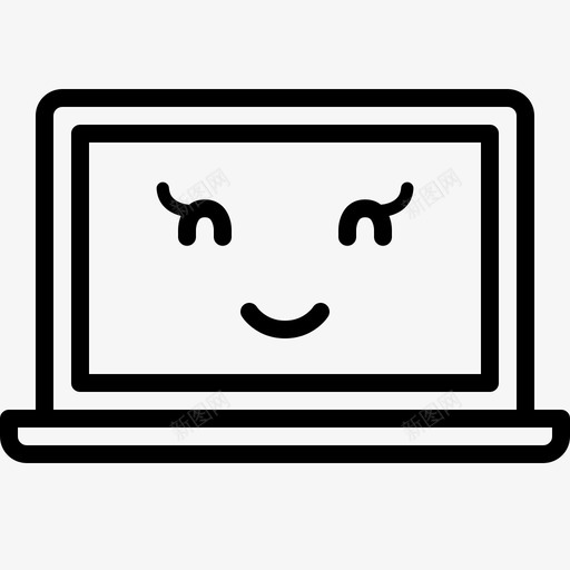 快乐成就美好时光图标svg_新图网 https://ixintu.com idid 伟大的工作 化身 快乐 成就 最后 笑脸笔记本 笔记本电脑 美好时光 脸 表情