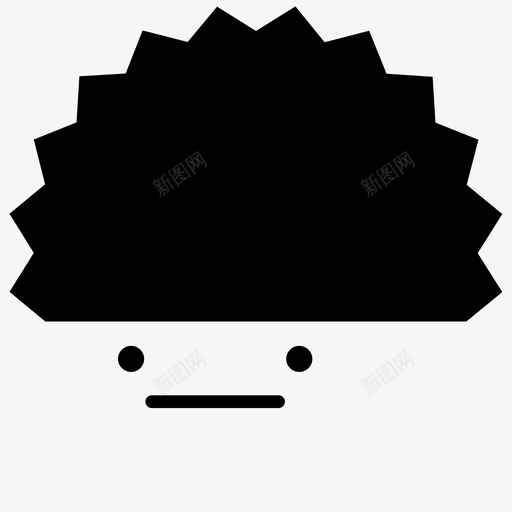 脸人画图标svg_新图网 https://ixintu.com 人 头发 画 眼睛 脸 表情