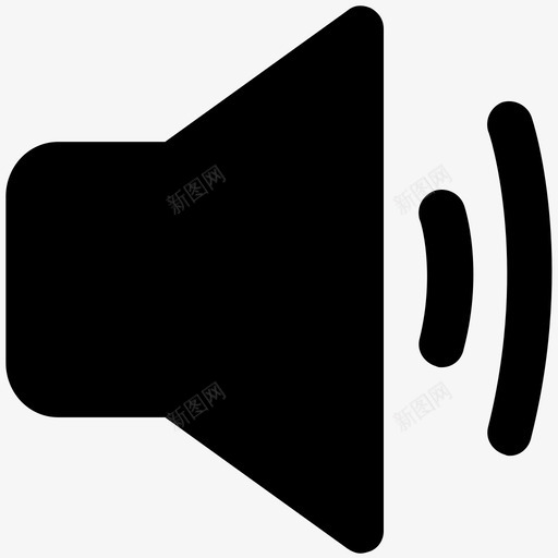 音量多媒体加粗实心图标svg_新图网 https://ixintu.com 多媒体加粗实心图标 音量