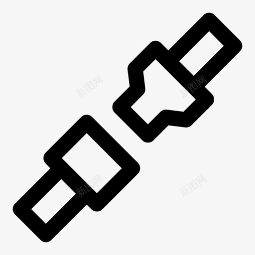 系好安全带图标svg_新图网 https://ixintu.com 系好安全带