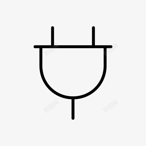 插头充电电力图标svg_新图网 https://ixintu.com 充电 插头 插孔 插座 果汁 电力 电源 电线 能源