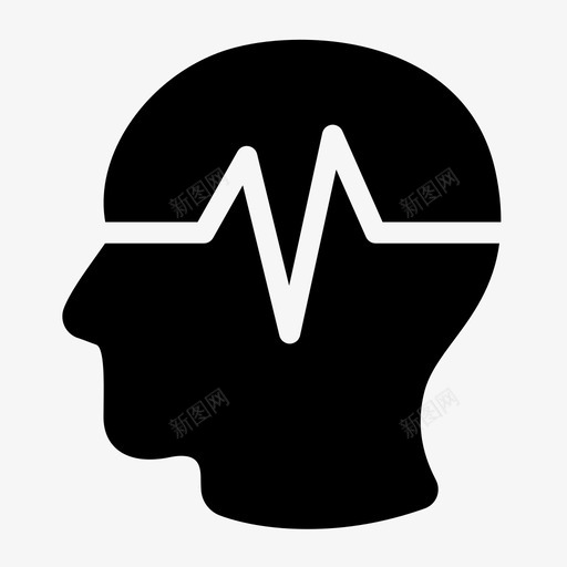 精神活动护士医护人员图标svg_新图网 https://ixintu.com 医护人员 医生 头部 心跳 思想 护士 活跃 生活 精神活动