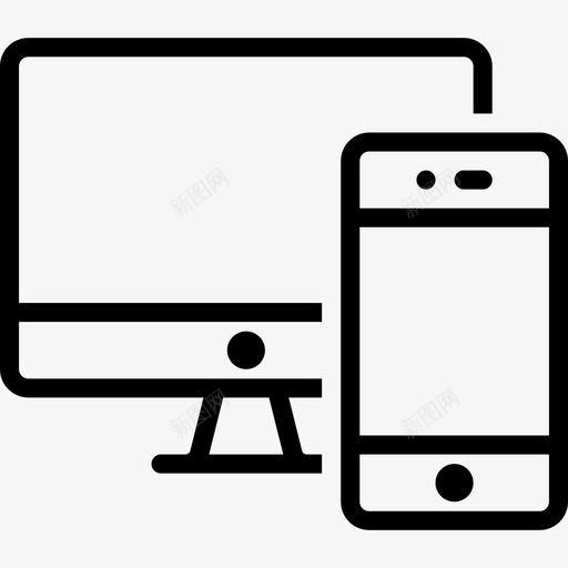 响应速度智能手机图标svg_新图网 https://ixintu.com 响应 屏幕 平滑线设备 手机 时钟 显示屏 智能手机 终端 设备 赫兹 速度