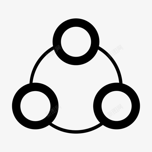 分享在线链接图标svg_新图网 https://ixintu.com 分享 分享就是关心 同事 在线 家人 小组 按钮 朋友 生物学 社交 链接