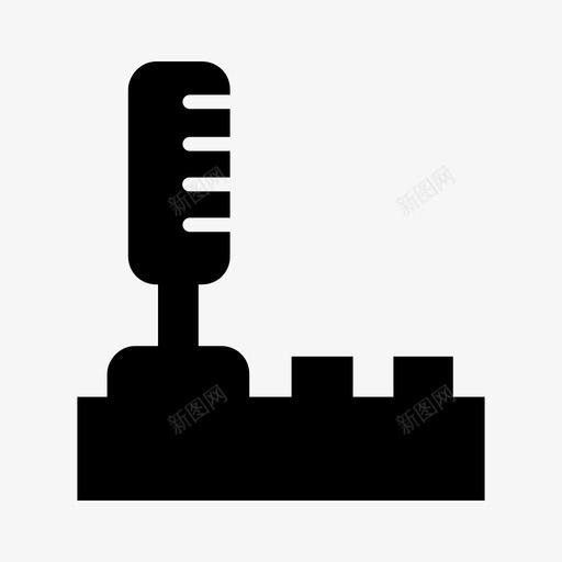 游戏杆物品控制器图标svg_新图网 https://ixintu.com 室内游戏和体育实心图标 展示物品 控制器 材料 游戏 游戏杆 物品