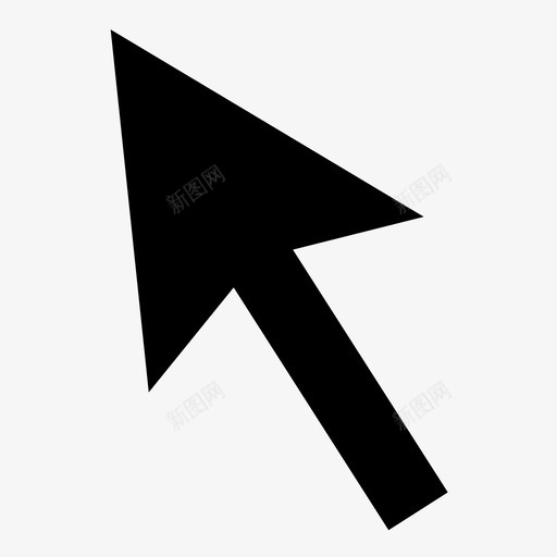 箭头单击计算机图标svg_新图网 https://ixintu.com 光标 单击 屏幕 指向 方向 点 箭头 视线 计算机