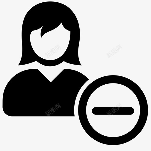 女用户个人资料人图标svg_新图网 https://ixintu.com 个人资料 人 头像 女用户 女用户图标 客户 工作者 帐户