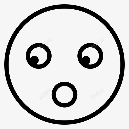 惊讶害怕恐惧图标svg_新图网 https://ixintu.com 化身 害怕 尖叫 恐惧 情绪 惊恐 惊讶 流畅的情绪 脸 表情