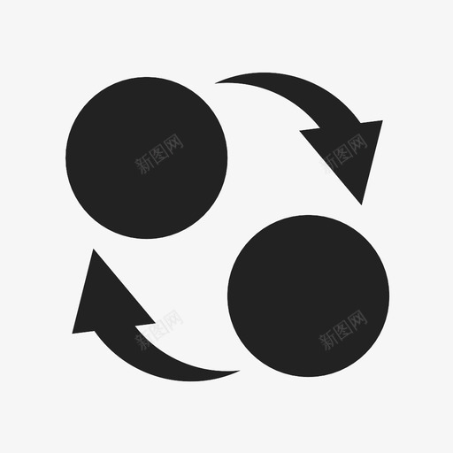 交换替换货币图标svg_新图网 https://ixintu.com 业务 交换 替换 经济 货币 贸易 转换 连接