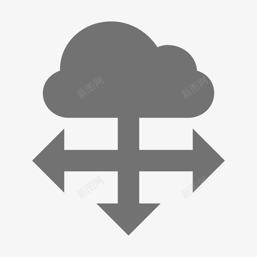 云网络网络技术材料标图标svg_新图网 https://ixintu.com 云网络 网络技术材料设计图标