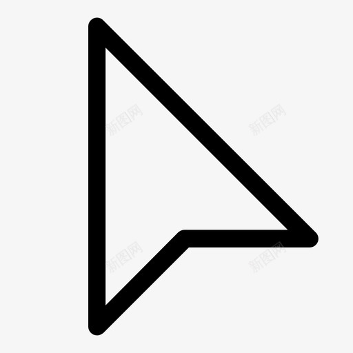 光标点指针图标svg_新图网 https://ixintu.com 光标 图形用户界面 指针 点 箭头 计算机光标 选择 选项