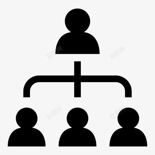 层次结构系统组织图标svg_新图网 https://ixintu.com 公司 员工 图表 层次结构 工作 系统 级别 组织 老板 职务