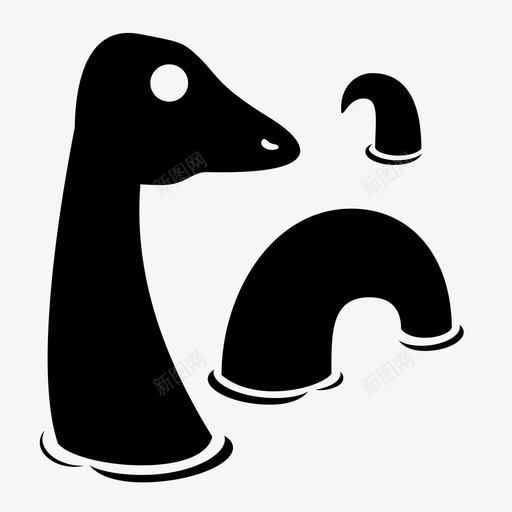 尼斯湖怪兽神秘动物学故事图标svg_新图网 https://ixintu.com 争议 传说 史前史 尼斯湖 尼斯湖怪兽 故事 神秘动物学 神秘生物 神话 苏格兰