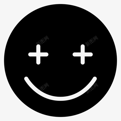 微笑闪耀卑鄙图标svg_新图网 https://ixintu.com 化身 卑鄙 微笑 快乐 情绪 掩护 机智 流畅的情感 眩目 脸 闪耀
