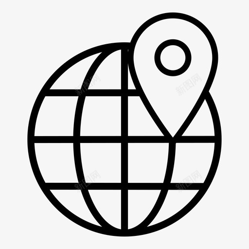 地球地点地图图标svg_新图网 https://ixintu.com 世界 互联网 位置 圆形网格 地图 地点 地球 地球网格 地理 搜索引擎优化网站大纲1